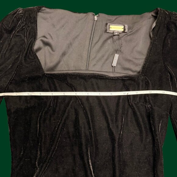 🖤 Alexia Admor Velvet Square Neck Long Sleeve Mini Dress (Size S) - Picture 7 of 10